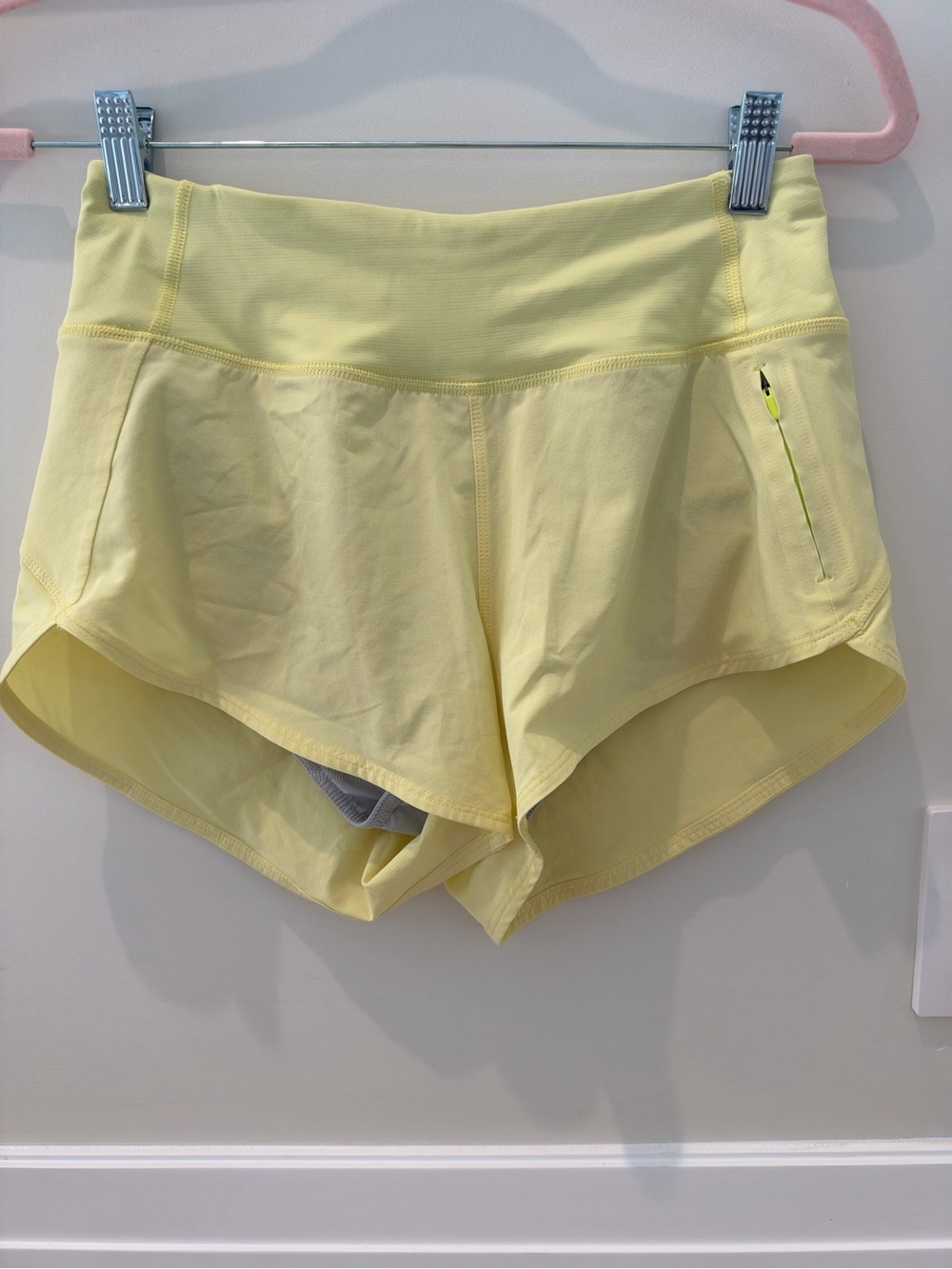 Outdoor Voices Athletic Shorts in Yellow Size Small